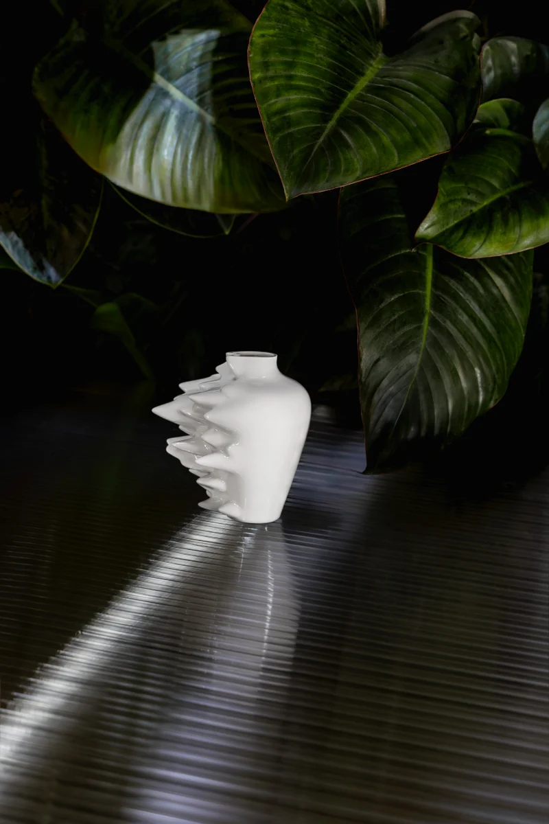 Rosenthal Fast Weiss Vase 14 cm