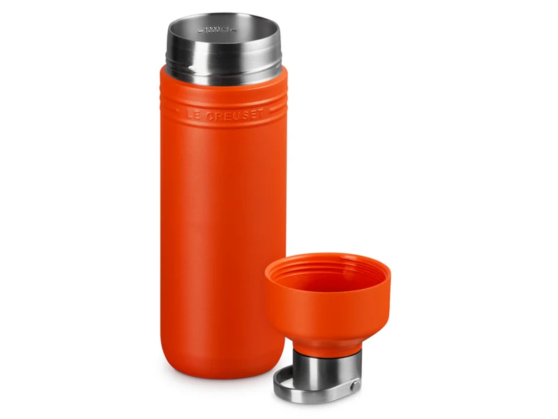 Le Creuset On The Go Trinkflasche ofenrot 1l