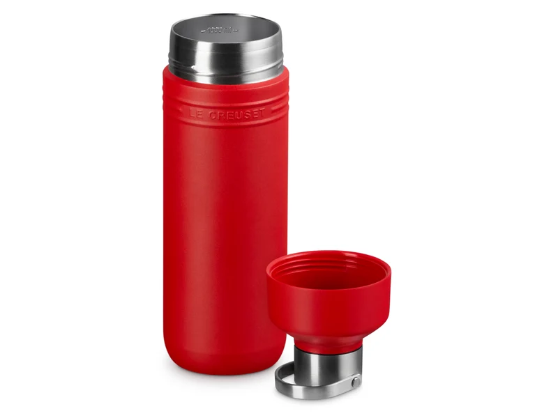 Le Creuset On The Go Trinkflasche kirschrot 1l