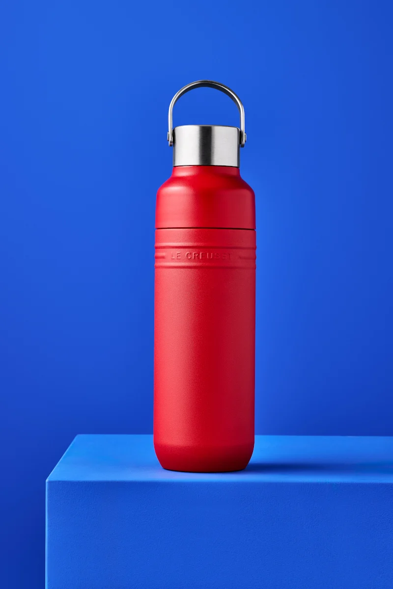 Le Creuset On The Go Trinkflasche kirschrot 1l