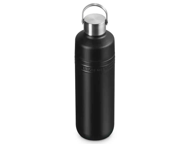 Le Creuset On The Go Trinkflasche schwarz matt 1l