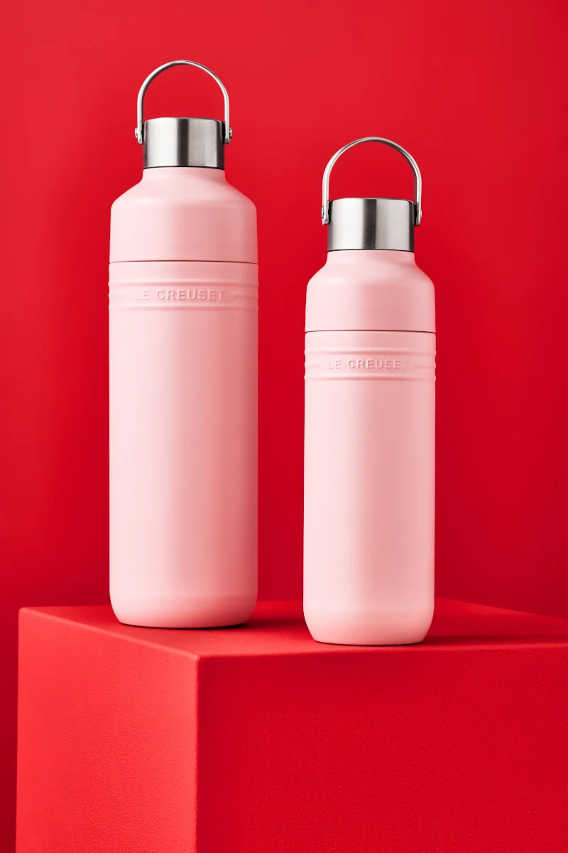 Le Creuset On The Go Trinkflasche shell pink 500ml