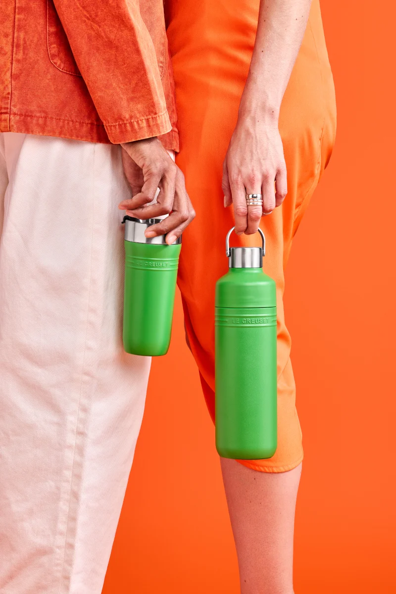 Le Creuset On The Go Trinkflasche bamboo green 500ml