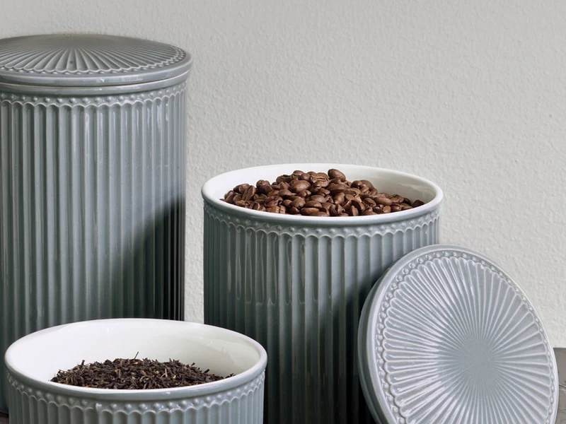 Greengate Alice Eierbecher stone grey 6,5 cm Set6