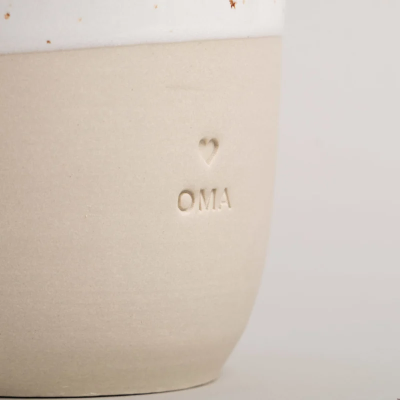Eulenschnitt Becher Oma 320ml