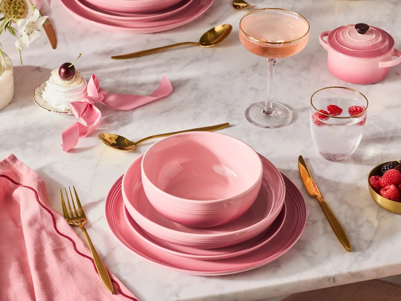 Le Creuset Speiseteller Coupe rose quartz 27cm