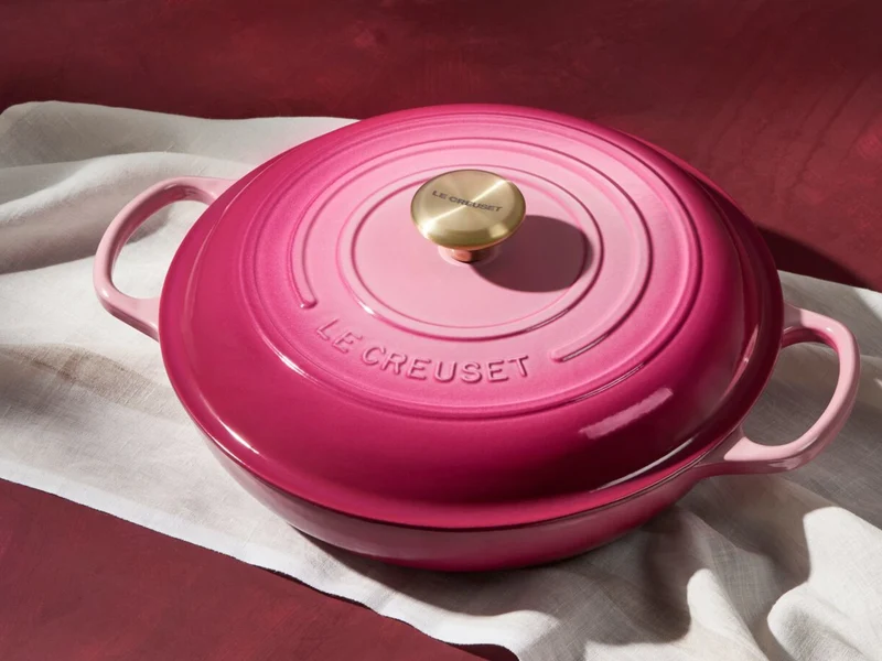 Le Creuset Bräter Signature rund berry 24cm