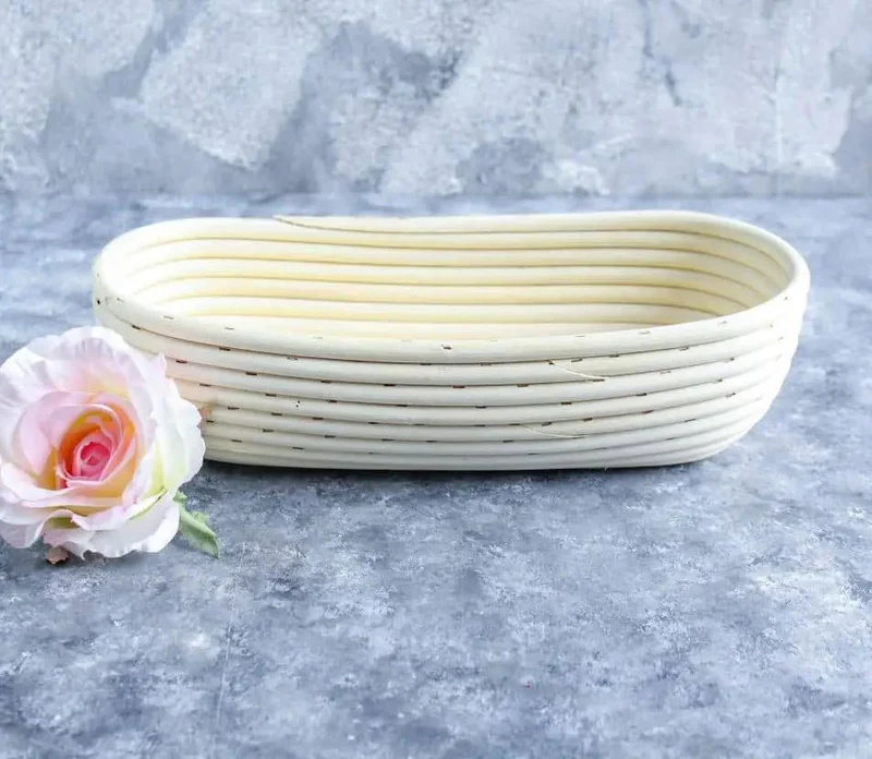 Gärkörbchen aus Peddigrohr | oval Ø 31 cm