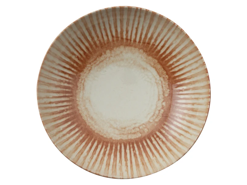 Rosenthal Arthur Krupp Stoneware Sunlight Red Teller tief 22cm