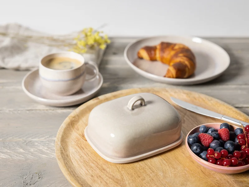 like. by Villeroy & Boch Perlemor Home Sand Butterdose 15,5cm