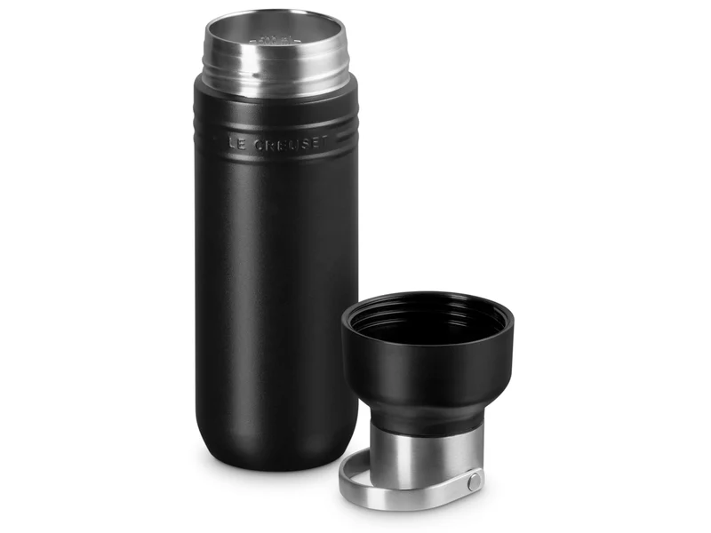 Le Creuset On The Go Trinkflasche schwarz matt 500ml