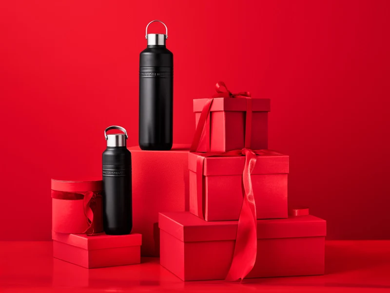 Le Creuset On The Go Trinkflasche schwarz matt 500ml