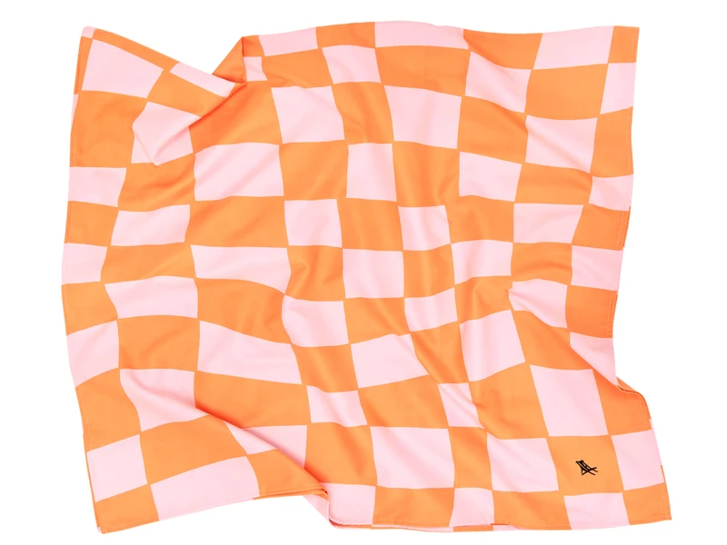 Dock & Bay Beach Towel XL Groovy Check 200x90cm