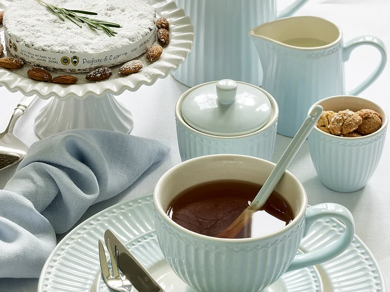 Greengate Alice Speiseteller pale blue 26,5 cm Set6