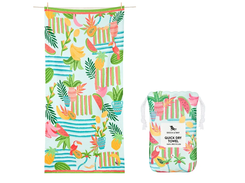 Dock & Bay Beach Towel XL Tropicana Treat 200x90cm