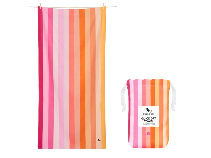 Dock & Bay Beach Towel L Miami Sorbet 160x90cm