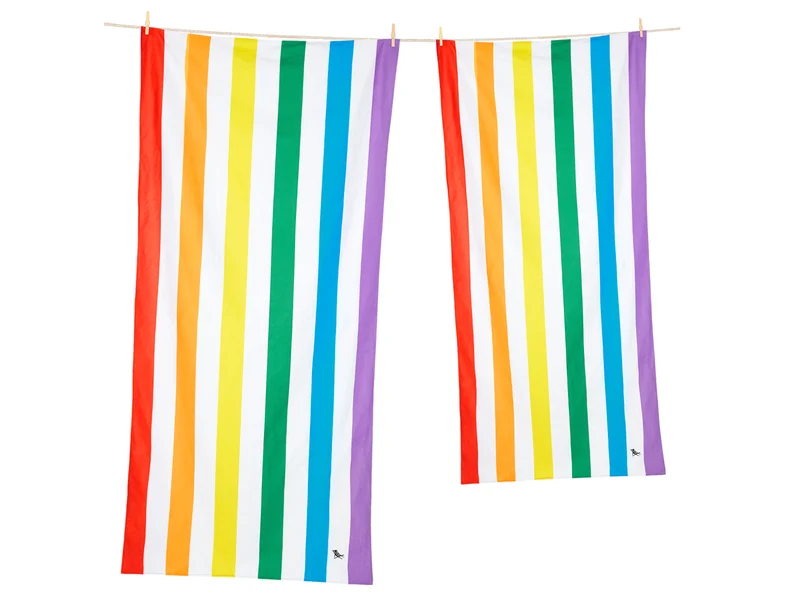 Dock & Bay Beach Towel XL Rainbow Skies 200x90cm