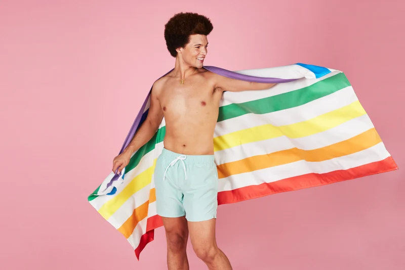 Dock & Bay Beach Towel L Rainbow Skies 160x90cm
