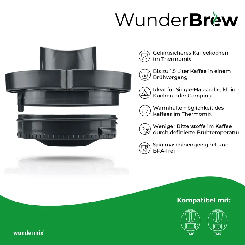 Kaffee-Set passend für Thermomix TM7, TM6, TM5