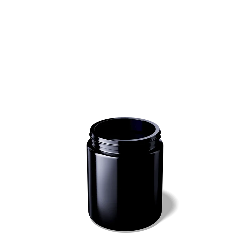 Weithalsglas Saturn 250 ml aus Miron® Violettglas