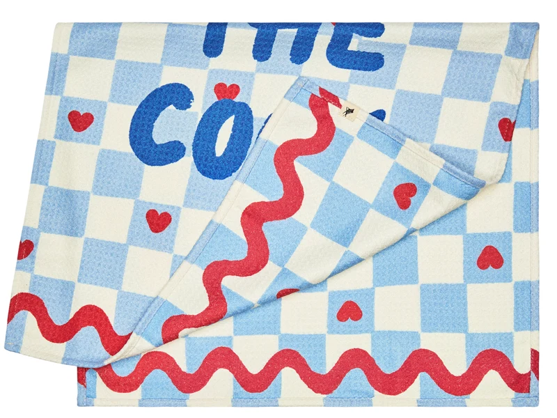 Dock & Bay Geschirrhandtuch Kiss The Cook 75x45cm