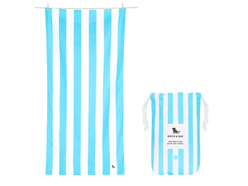 Dock & Bay Beach Towel XL Tulum Blue 200x90cm