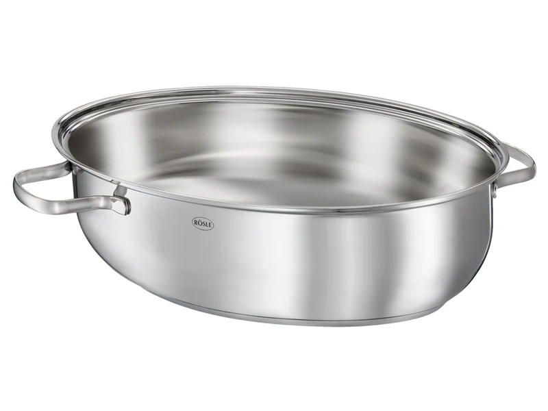 Rösle PUREELEMENTS Bräter ProCeraPlus mit Edelstahldeckel 29cm