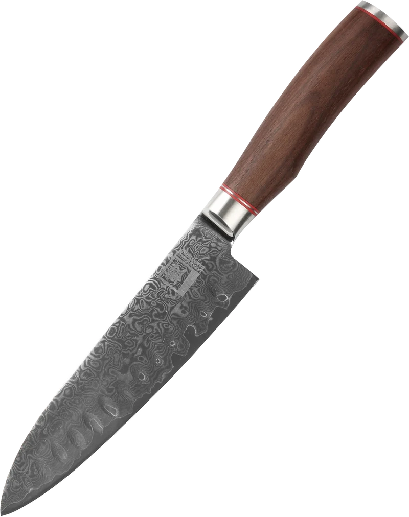 Zayiko Damast Santokumesser, "Kurumi"-Serie