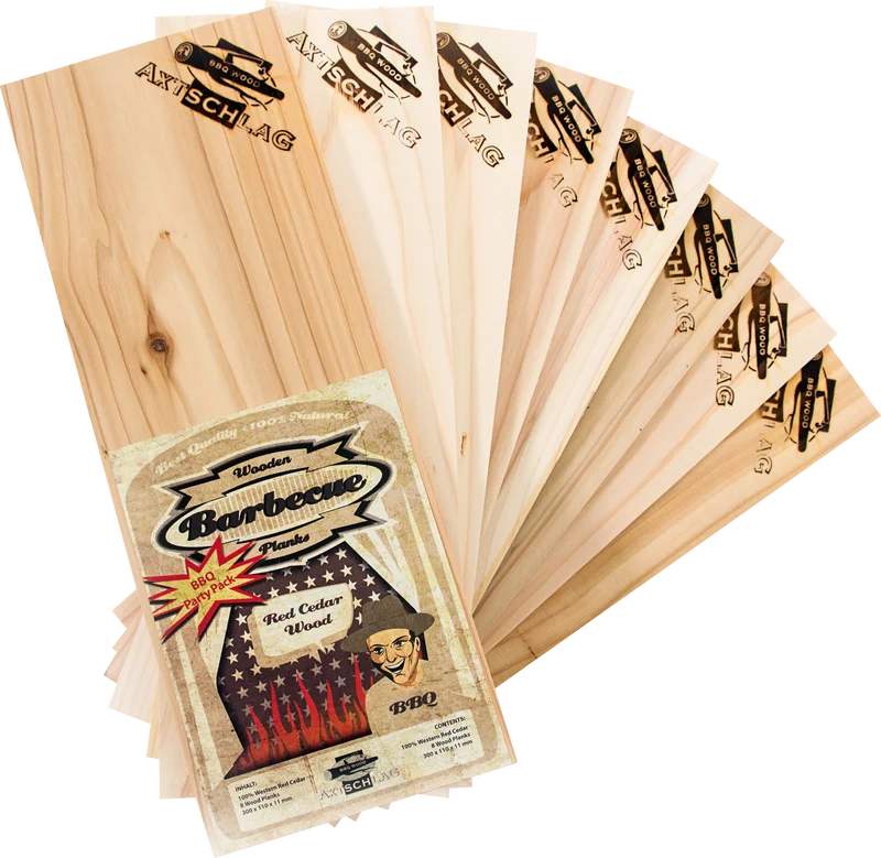 Axtschlag Grillbretter, Red Cedar Partypack
