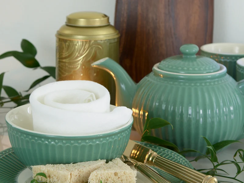 Greengate Alice Mini Bowl dusty green 8,5cm Set6