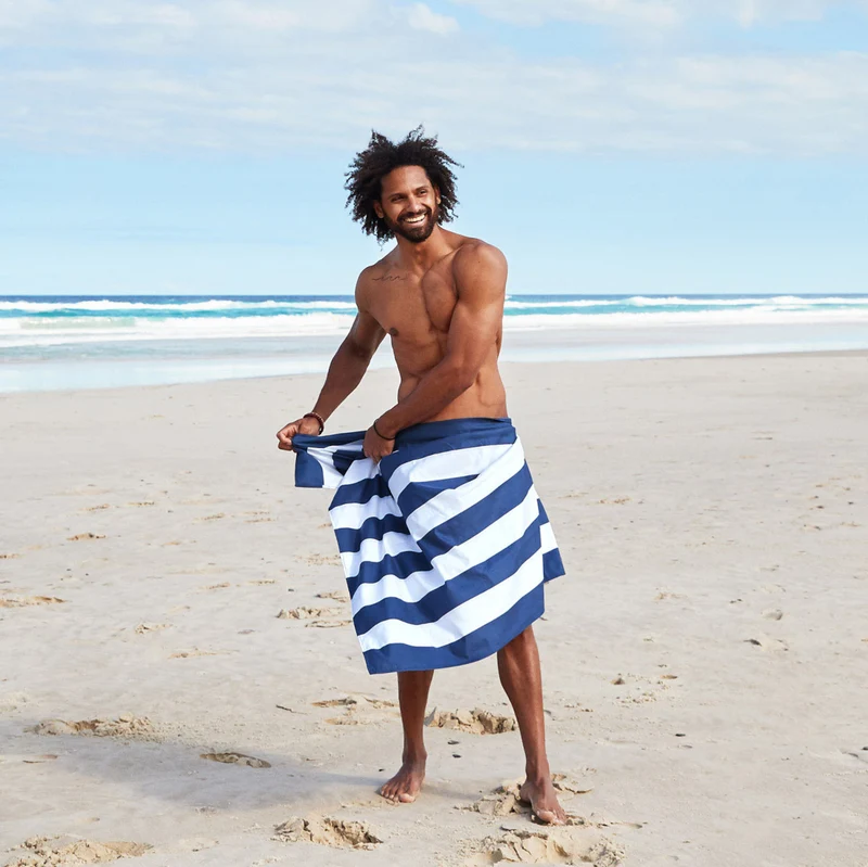 Dock & Bay Beach Towel L Whitsunday Blue 160x90cm