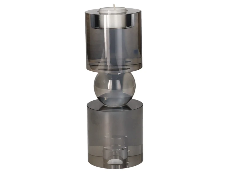 Giftcompany Sari Teelichthalter grau 21,5cm
