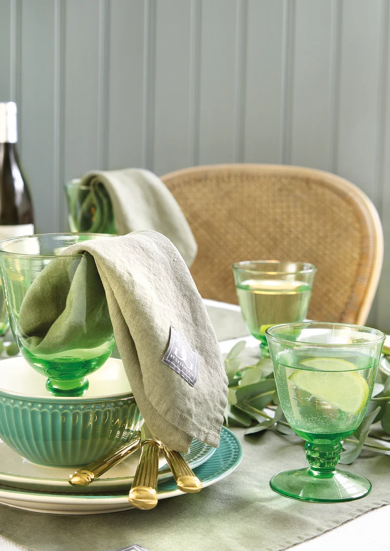 Greengate Alice Latte Cup dusty green 0,25 l Set6