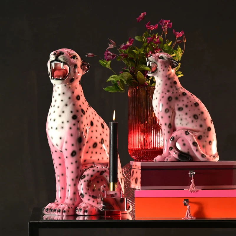 Giftcompany Wildcat Leopard S rosa 34cm