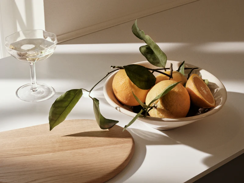 Broste Copenhagen Alfredo Schüssel cream Ø15cm