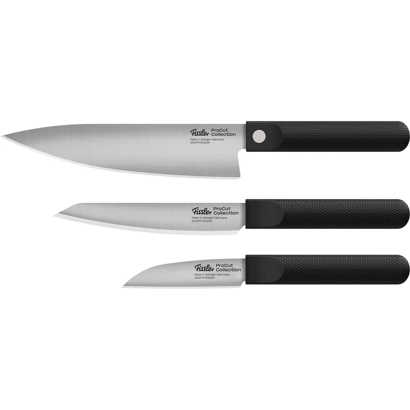 Fissler ProCut 3-tlg. Set aus Gemüsemesser, Universalmesser und Kochmesser