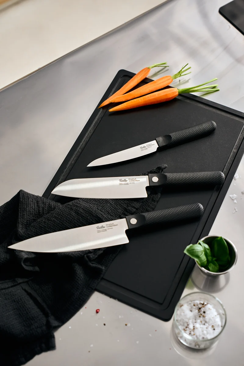Fissler ProCut 3-tlg. Set aus Universalmesser, Santokumesser und Kochmesser