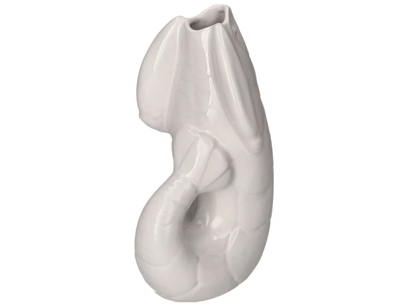 Giftcompany Madame Crevette Hummer Vase S weiss 26,7cm