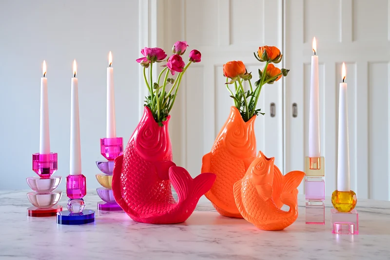 Giftcompany Mamsell Koi Fisch Vase S weiß 25cm