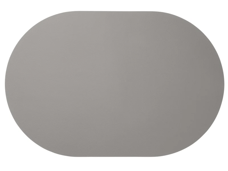 ASA leather optic fine Tischset oval cement 49,5x33cm