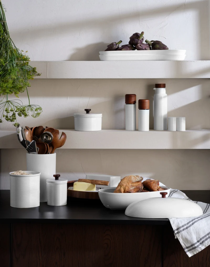 ASA kitchen'art Essig- und Ölflasche weiß 22 cm