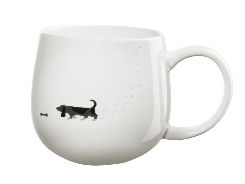 ASA magu Henkelbecher Dog weiß 0,4l