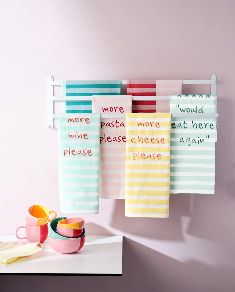 ASA textil Geschirrtuch more pasta please 50x70 cm