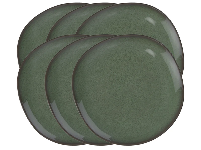 like. by Villeroy & Boch Lave vert Frühstücksteller 23cm Set6