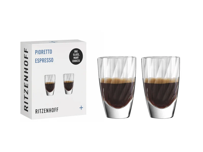 Ritzenhoff Pioretto Espressoglas 2er Set RDT F25