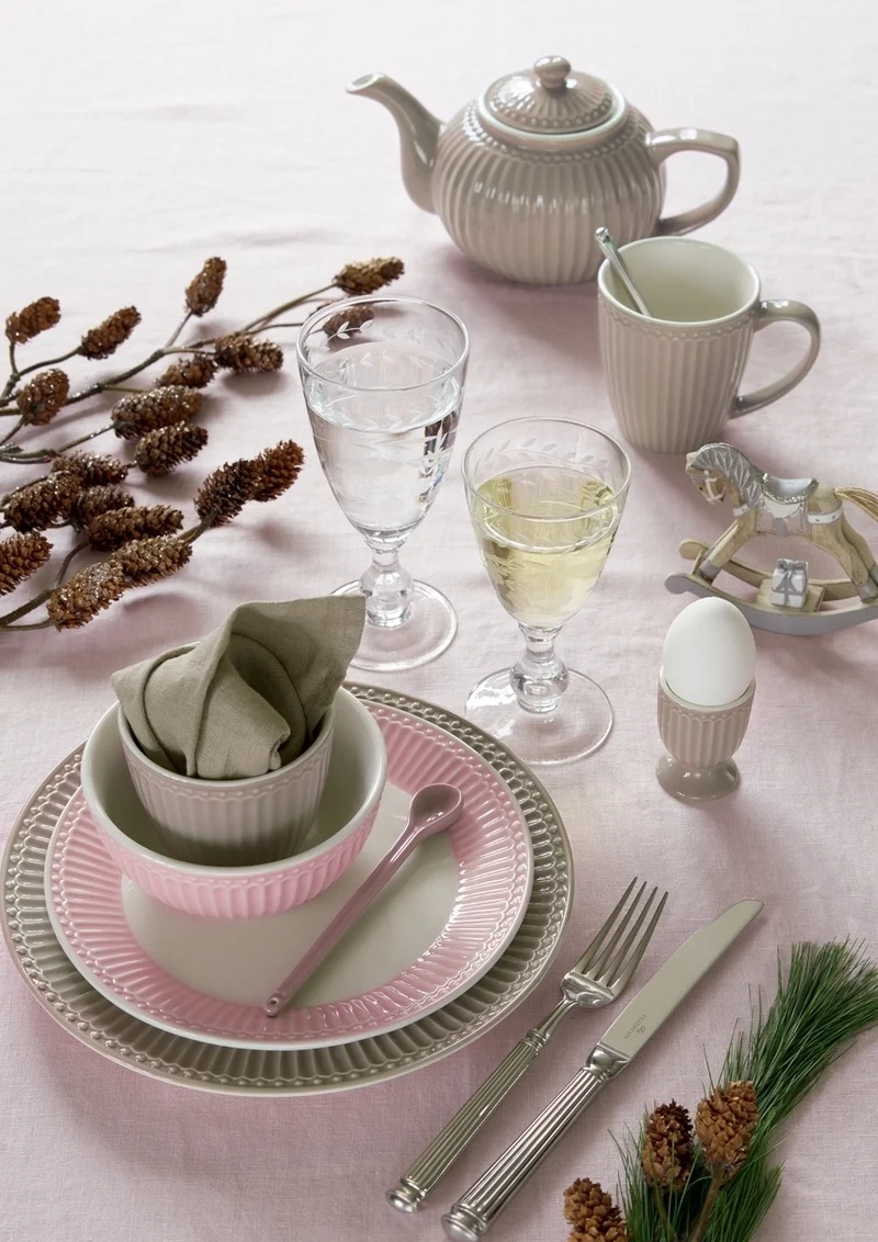 Greengate Alice Eierbecher hazelnut brown 6,5 cm Set6