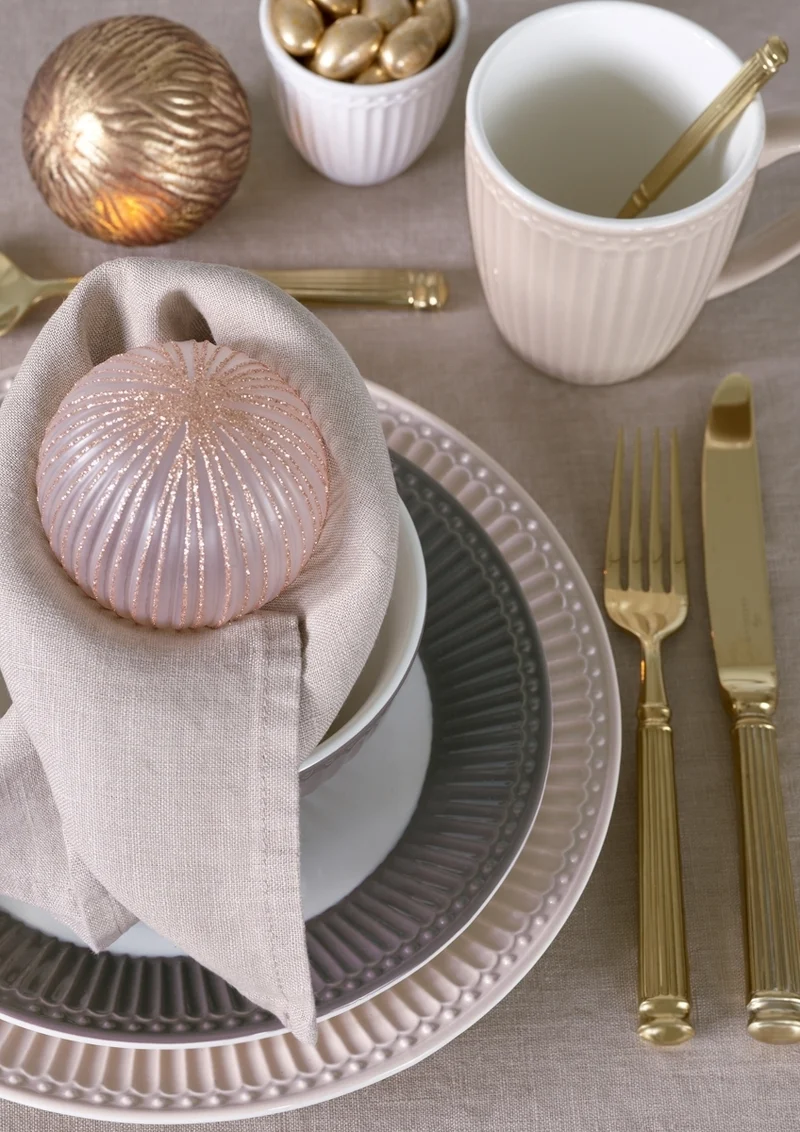 Greengate Alice Frühstücksteller hazelnut brown 23 cm Set6