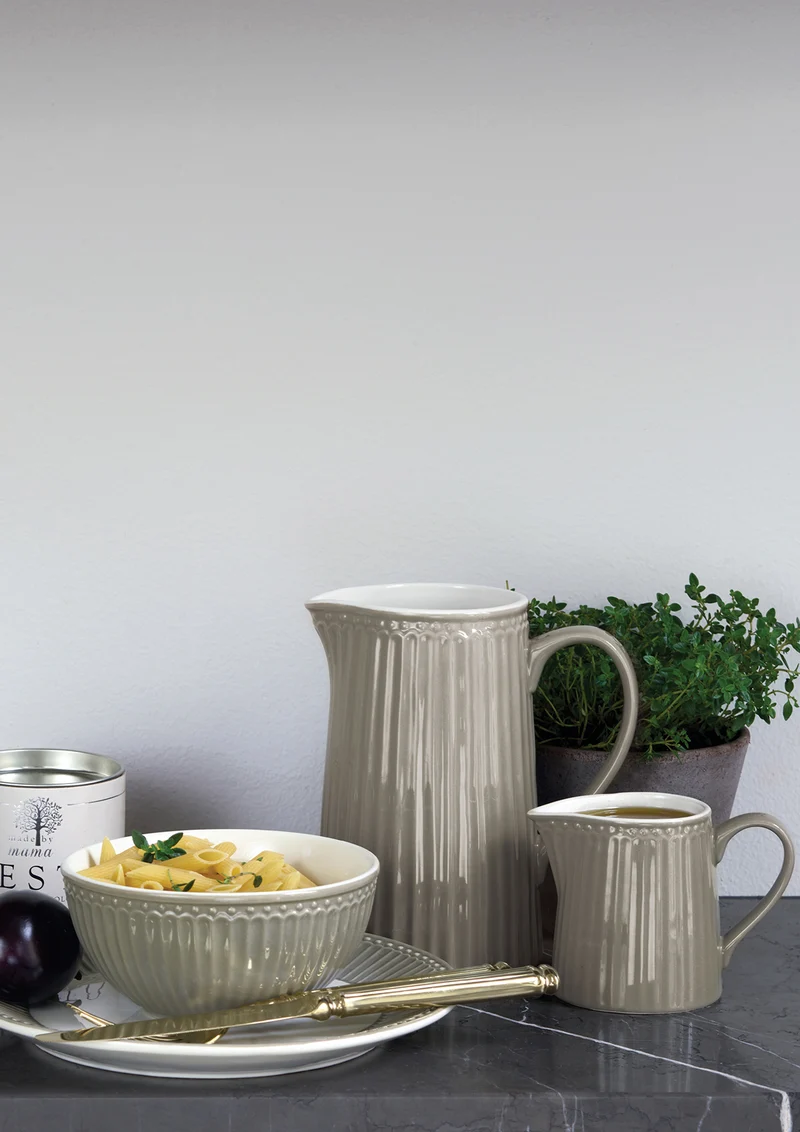Greengate Alice Frühstücksteller hazelnut brown 23 cm Set6