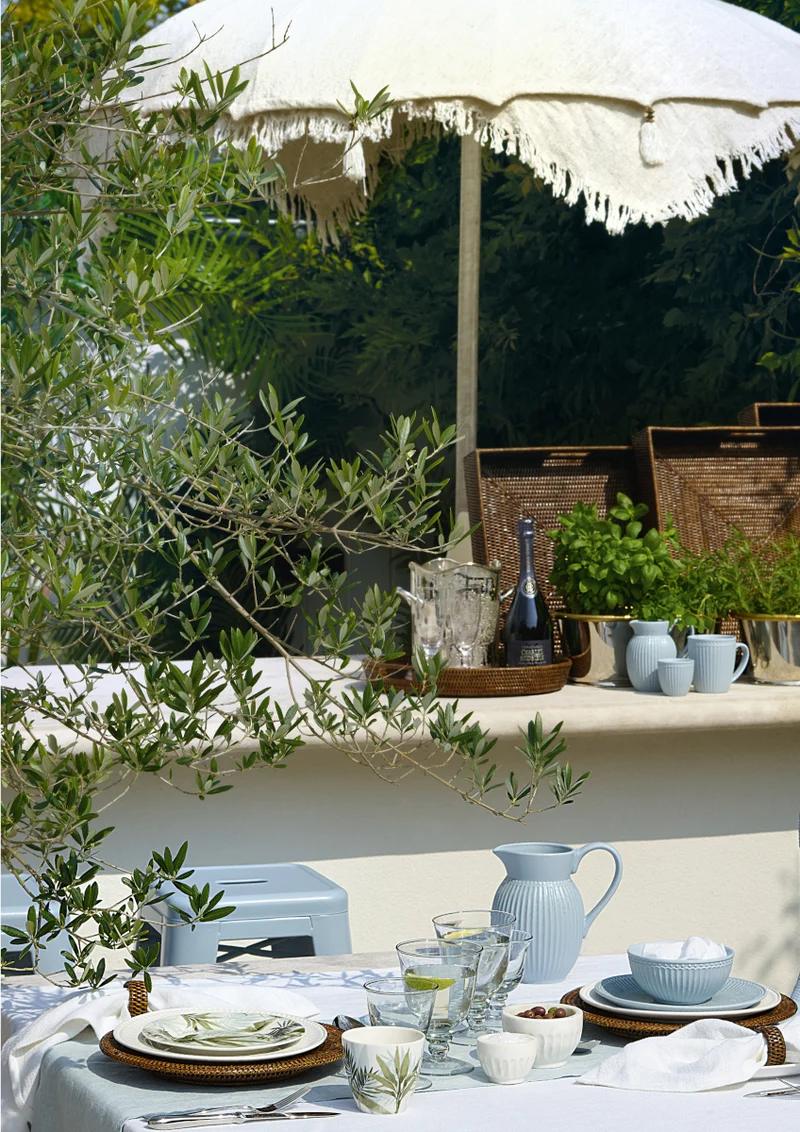 Greengate Eira Kissenhülle white 45x45cm