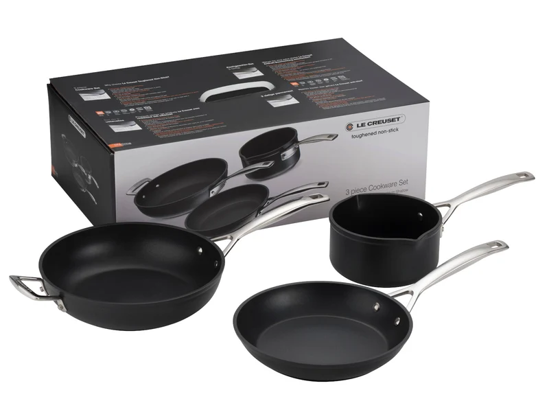 Le Creuset Aluminium-Antihaft Kochset 3tlg